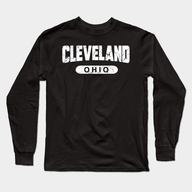 Cleveland Ohio Long Sleeve T-Shirt by Mila46